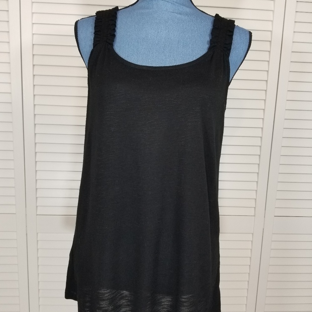 Ann Taylor LOFT Black Tank Top